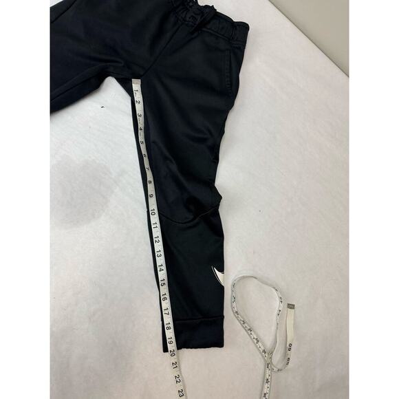 Nike Dri-Fit Joggers Pants Swoosh Black White Sweatpants Kids Youth XS - Picture 5 of 10